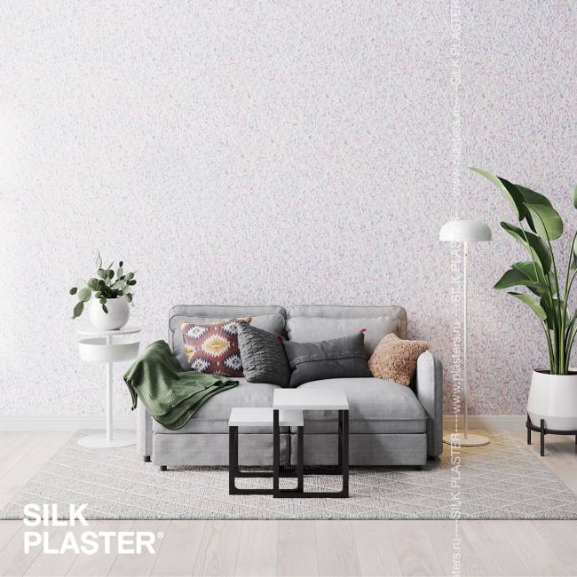 Жидкие обои Silk Plaster Silk Plaster Премиум (Premium), оттенок 807 - фото в интерьере