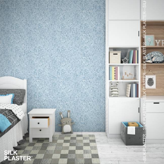Жидкие обои Silk Plaster Silk Plaster Модерн (Modern), оттенок 439 - фото в интерьере