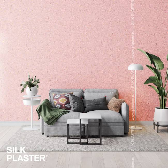 Жидкие обои Silk Plaster Silk Plaster Стандарт (Standard), оттенок 014 - фото в интерьере