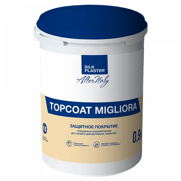 Защитное покрытие ALTERITALY ТОПКОТ МИГЛИОРА (TOPCOAT MIGLIORA) 1 л под декоративное покрытие Briatico