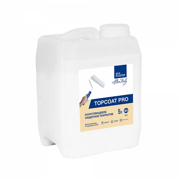 Защитное покрытие ALTERITALY ТОПКОТ ПРО (TOPCOAT PRO) 5 л под декоративную штукатурку Mixart