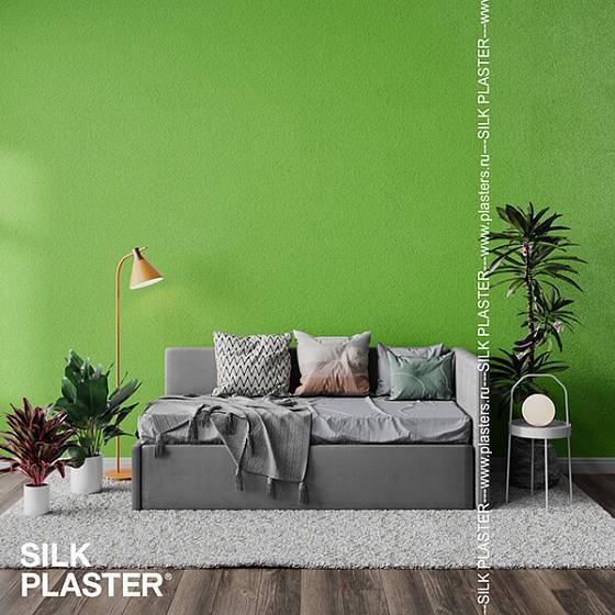 Жидкие обои Silk Plaster Арт Дизайн 302 в интерьере