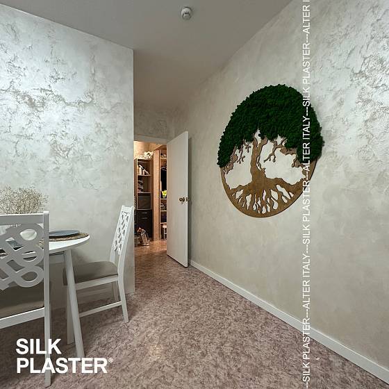 Декоративная штукатурка AlterItaly ASTI 02-101 в интерьере