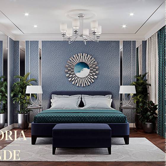 Жидкие обои Silk Plaster Victoria du Monde Versailles II 1108 в интерьере