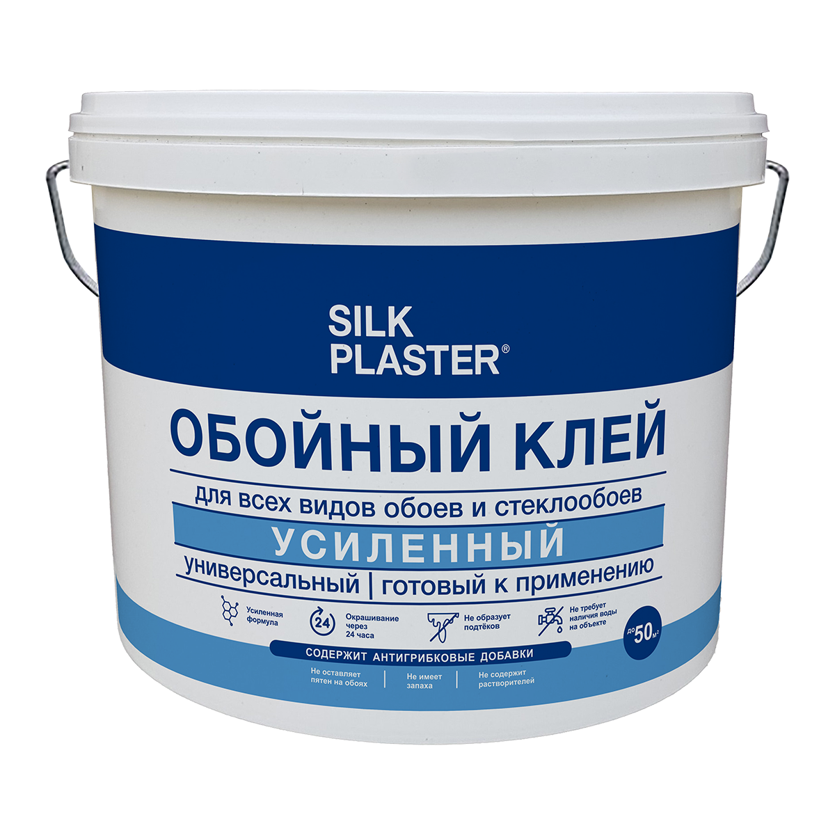 Инструкция по нанесению готового обойного клея SILK PLASTER