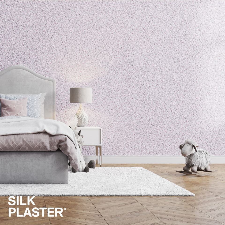 Жидкие обои Silk Plaster в интерьере